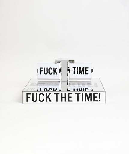 Fuck The Time Tabletop Clock